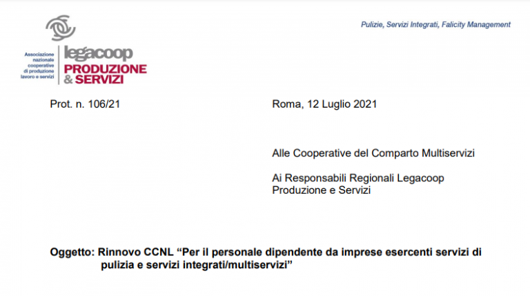 Il rinnovo del CCNL Multiservizi e l’occasione mancata per gestire il dumping interno
