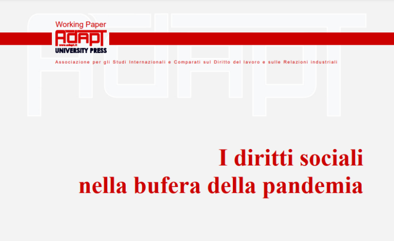 I diritti sociali nella bufera della pandemia
