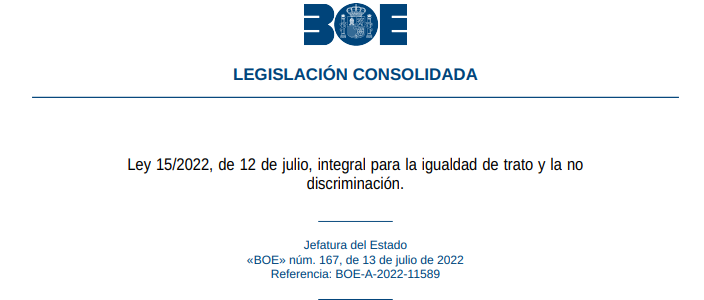 Prime applicazioni in Spagna della legge sulla parità di trattamento e non discriminazione: verso la nullità del licenziamento per malattia? Prime applicazioni in Spagna della legge sulla parità di trattamento e non discriminazione: verso la nullità del licenziamento per malattia?